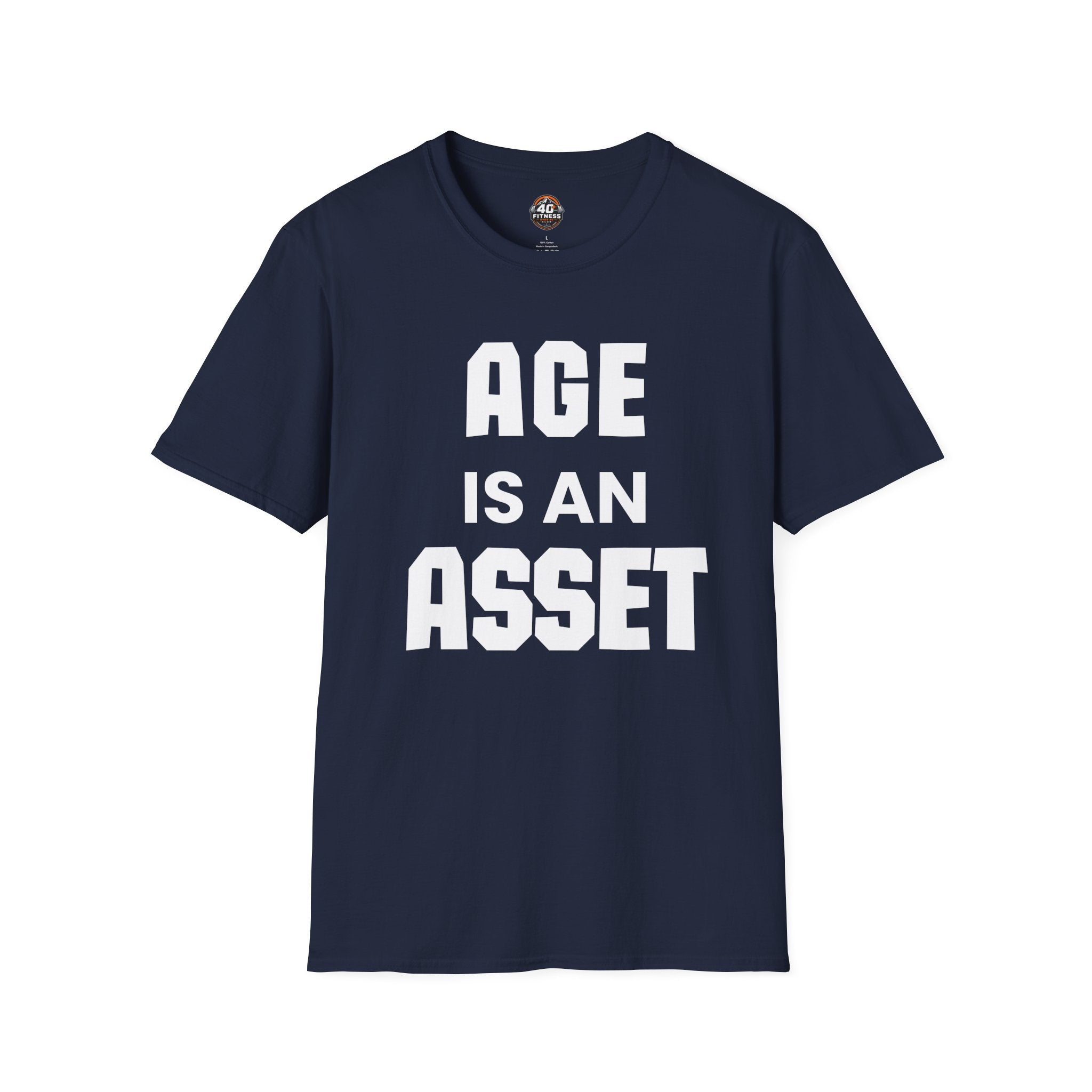 Age Is An Asset T-Shirt — Funny Empowerment Tee