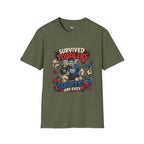 Survived Toddlers T-Shirt — Funny Dad Survivor Tee