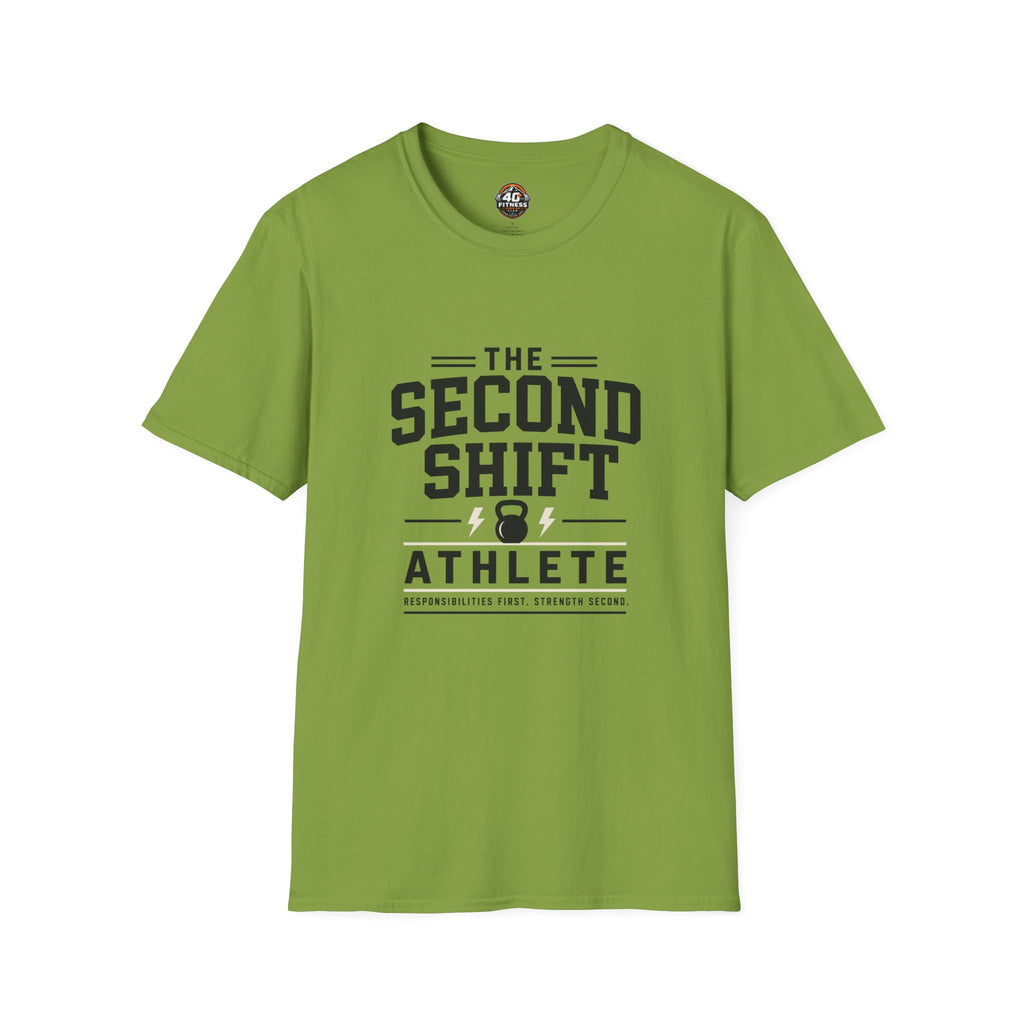 Second Shift Athlete T-Shirt — Gym & Night Shift Workout Tee