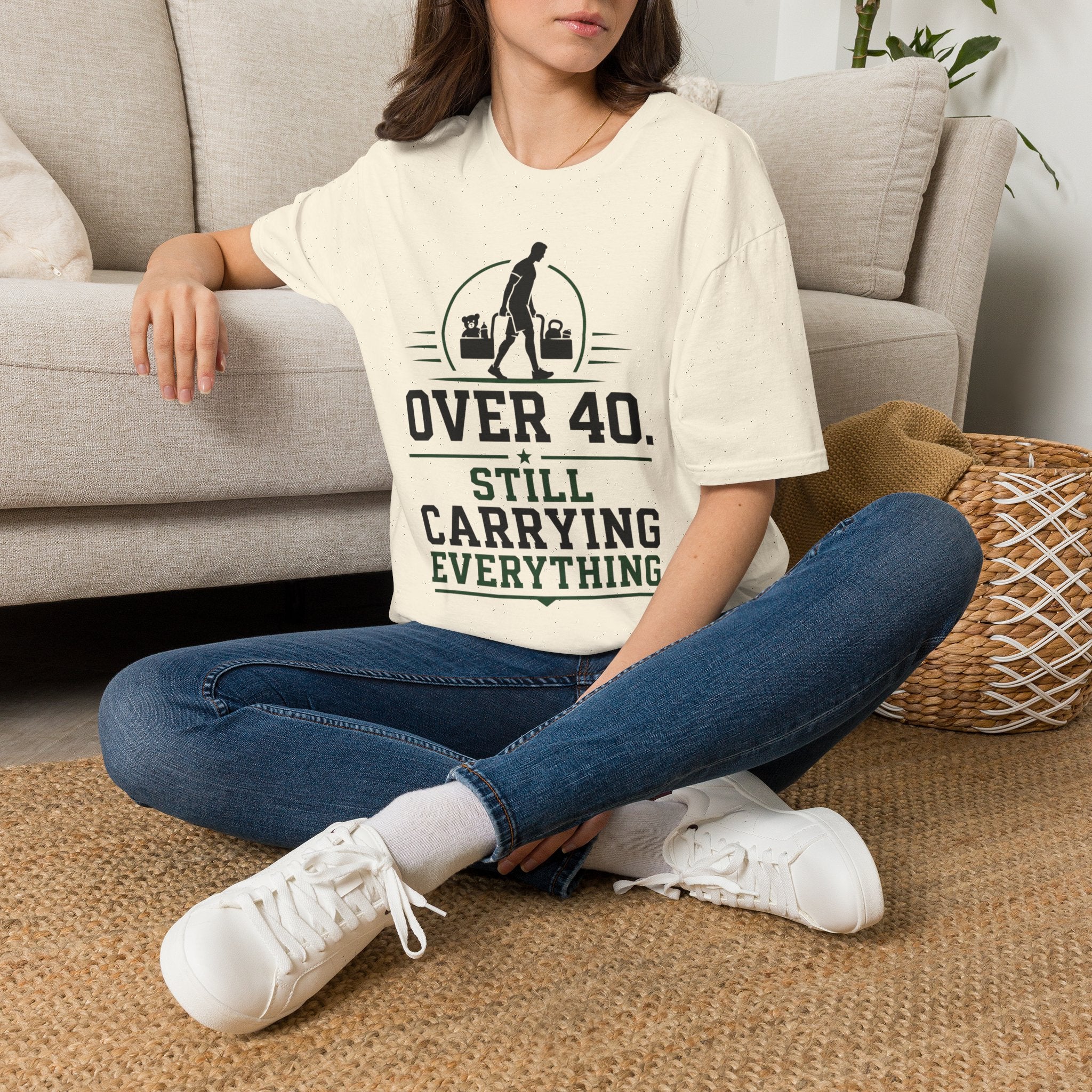 Over 40 Still Carrying Everything T‑Shirt