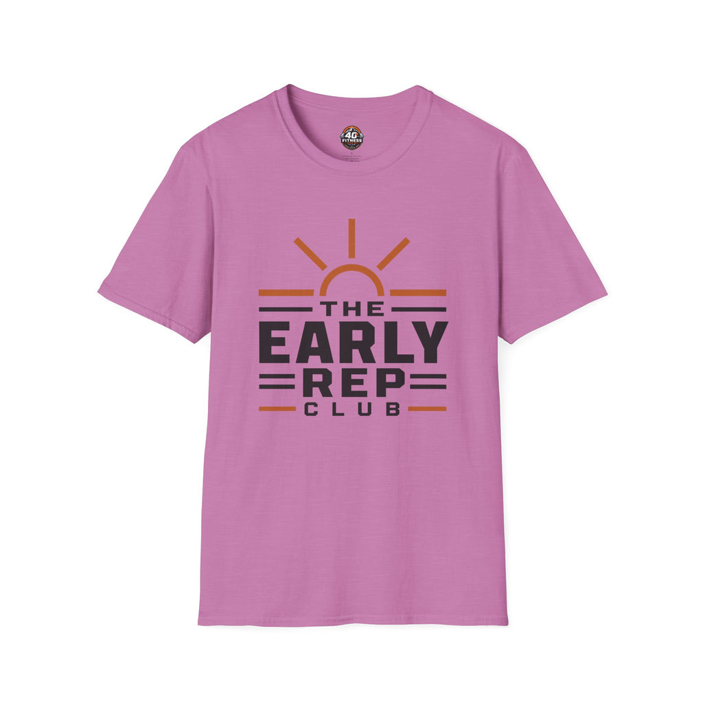 The Early Rep Club T-Shirt — Sunrise Fitness & Morning Motivation Tee