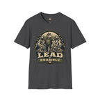 Lead by Example Wolf T-Shirt — Inspirational Strength Graphic Tee