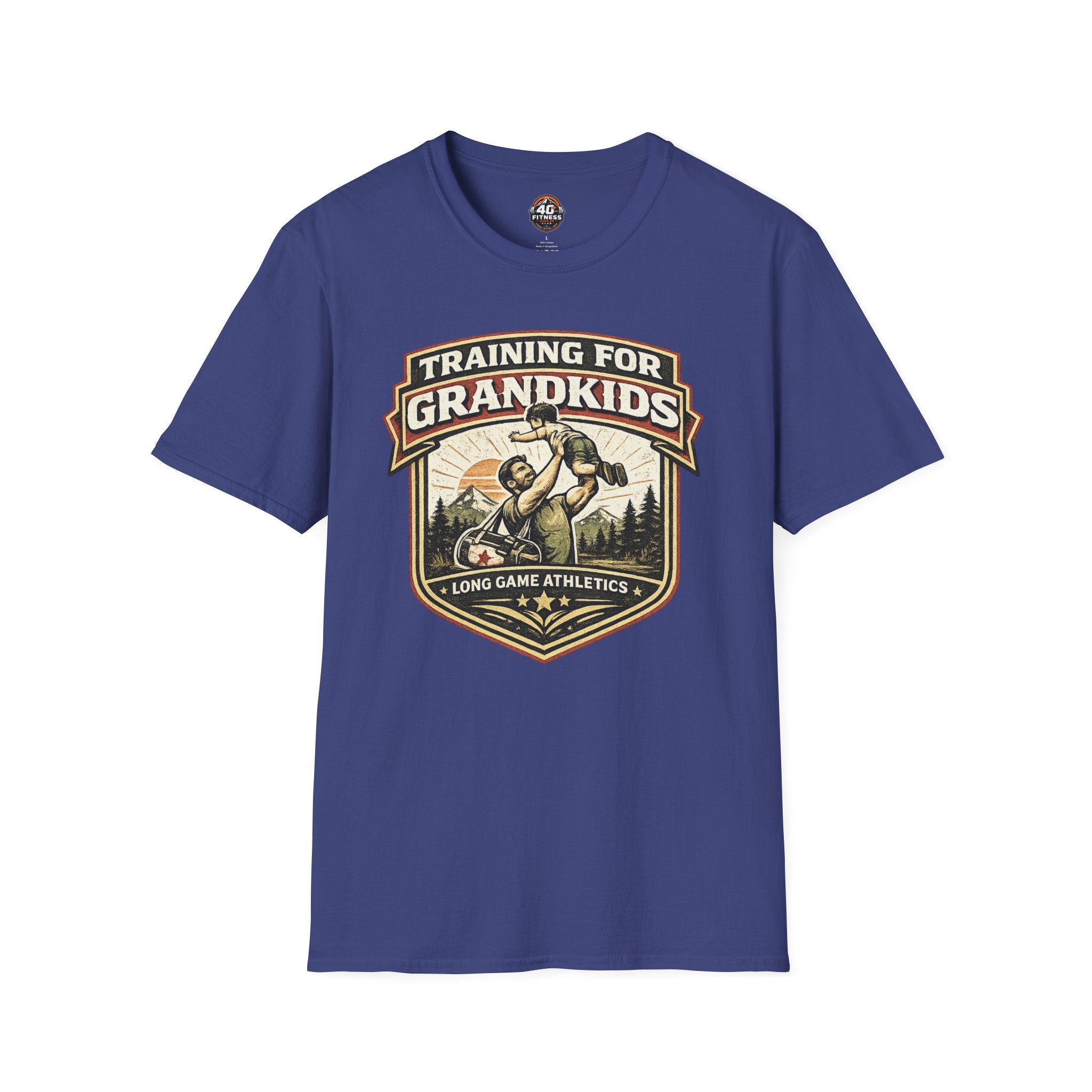 Training for Grandkids T-Shirt — Funny Grandpa Fitness Gift