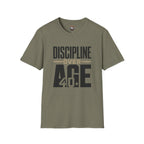 Discipline Over Age T-Shirt — Motivational Fitness Tee