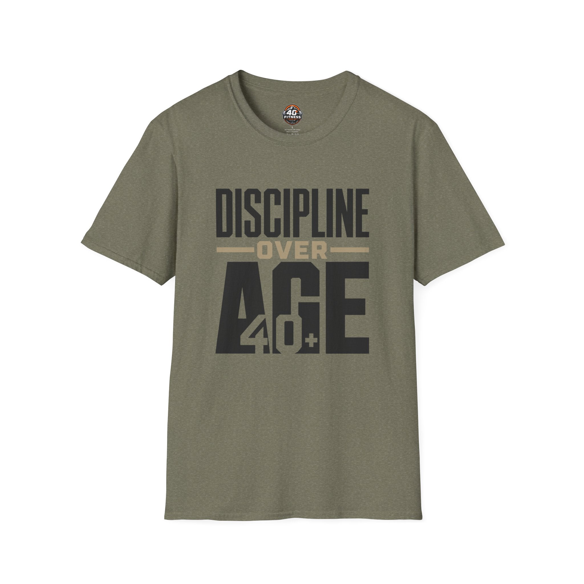 Discipline Over Age T-Shirt — Motivational Fitness Tee