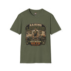Raising Legends Dad Tee — "Raising Legends Between Sets" Vintage Gym Fatherhood T-Shirt