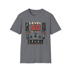 T-Shirt — Level 40 Unlocked Gamer Fitness Tee