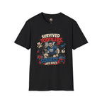 Survived Toddlers T-Shirt — Funny Dad Survivor Tee
