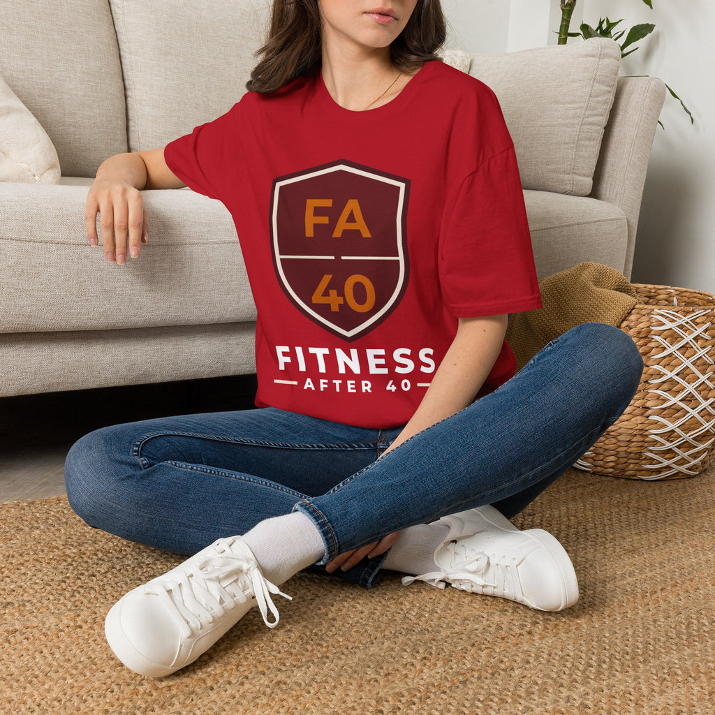 Fitness After 40 T‑Shirt - Workout Tee for Active Adults