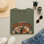The Second Half Is Stronger T-Shirt — Motivational Basketball Retro Tee