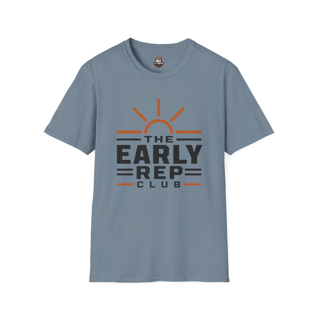 The Early Rep Club T-Shirt — Sunrise Fitness & Morning Motivation Tee