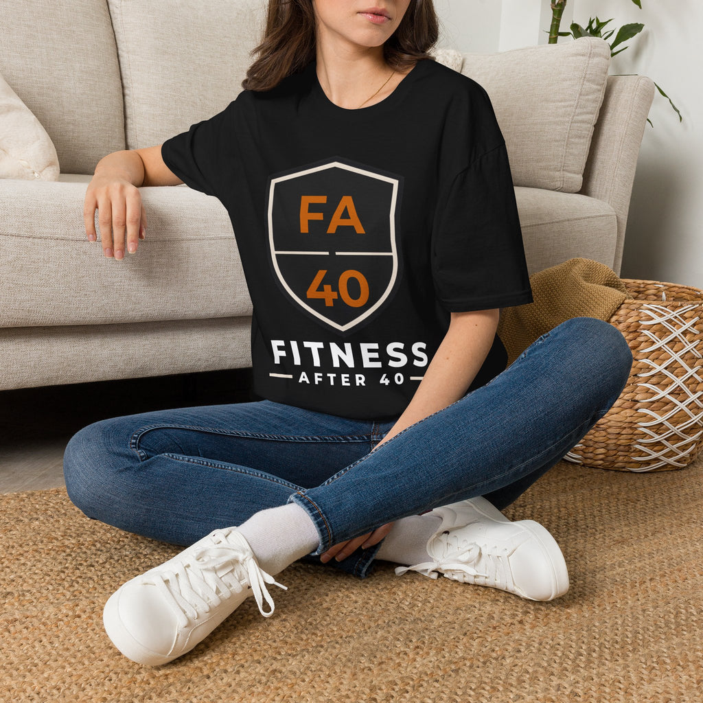 Fitness After 40 T‑Shirt - Workout Tee for Active Adults