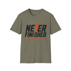 T-Shirt — Never Finished Over 40 Graphic Tee