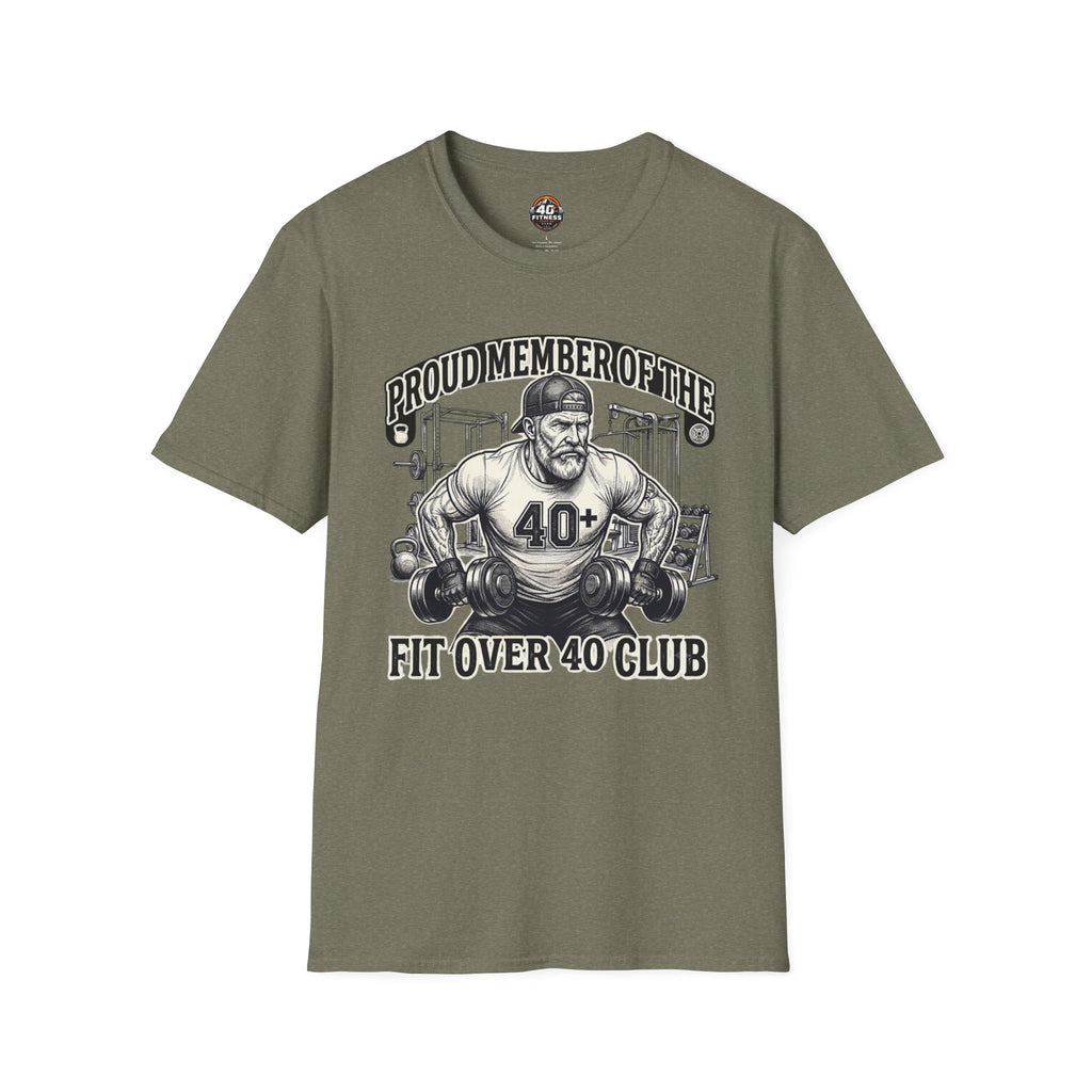 T-Shirt - Proud Member of the Fit Over 40 Club