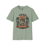 Over 40 Athletic T-Shirt — Vintage 'Over 40' Fitness Tee