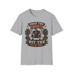 Drop the Kids, Hit the Gym T-Shirt — Funny Over 40 Dad Workout Tee
