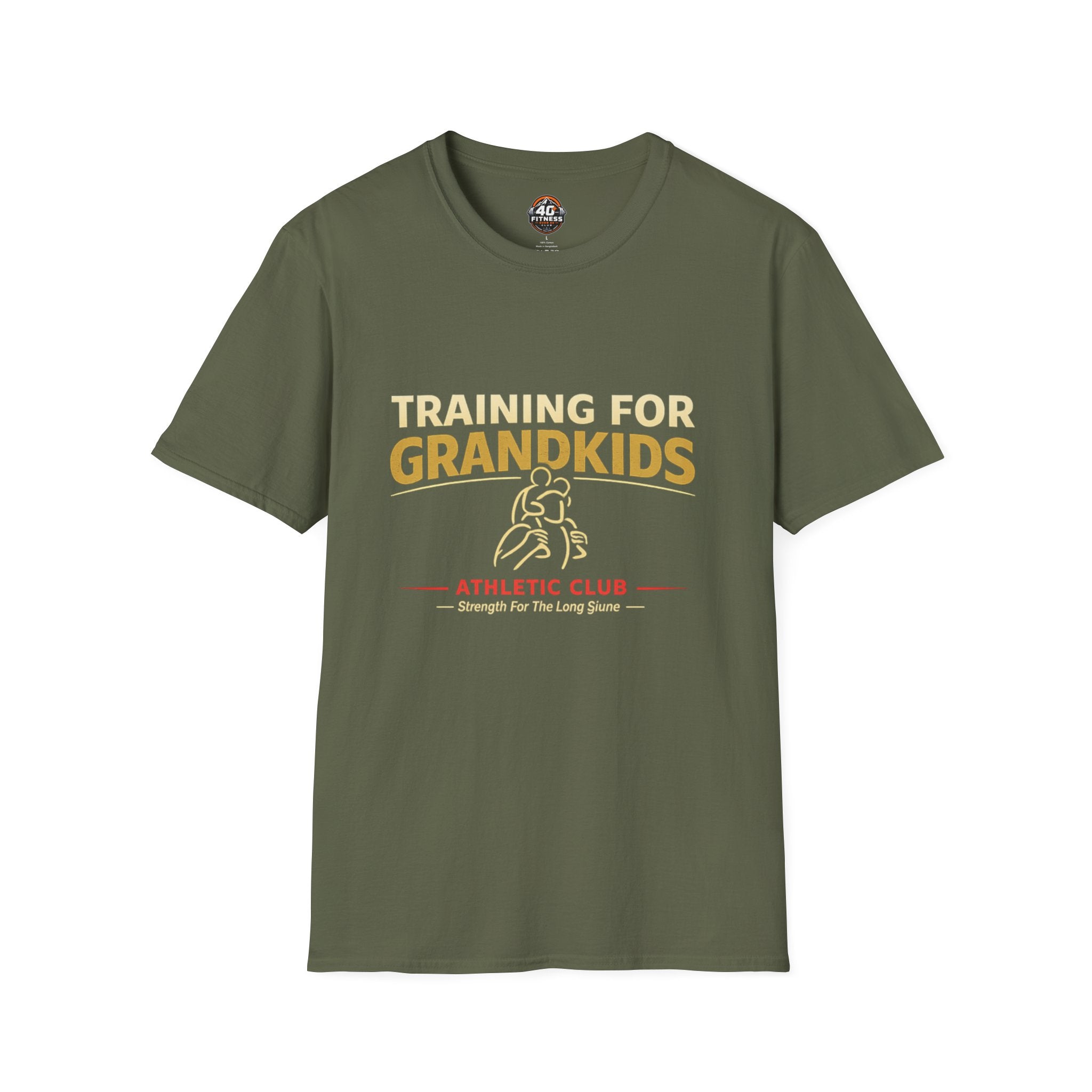 Training for Grandkids T-Shirt — Funny Grandparent Workout Tee