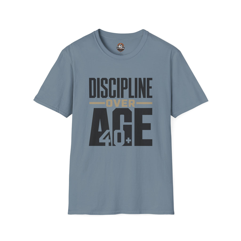 Discipline Over Age T-Shirt — Motivational Fitness Tee