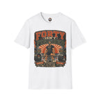40 Isn't Finished T-Shirt — Retro Vintage 40th Birthday Tee