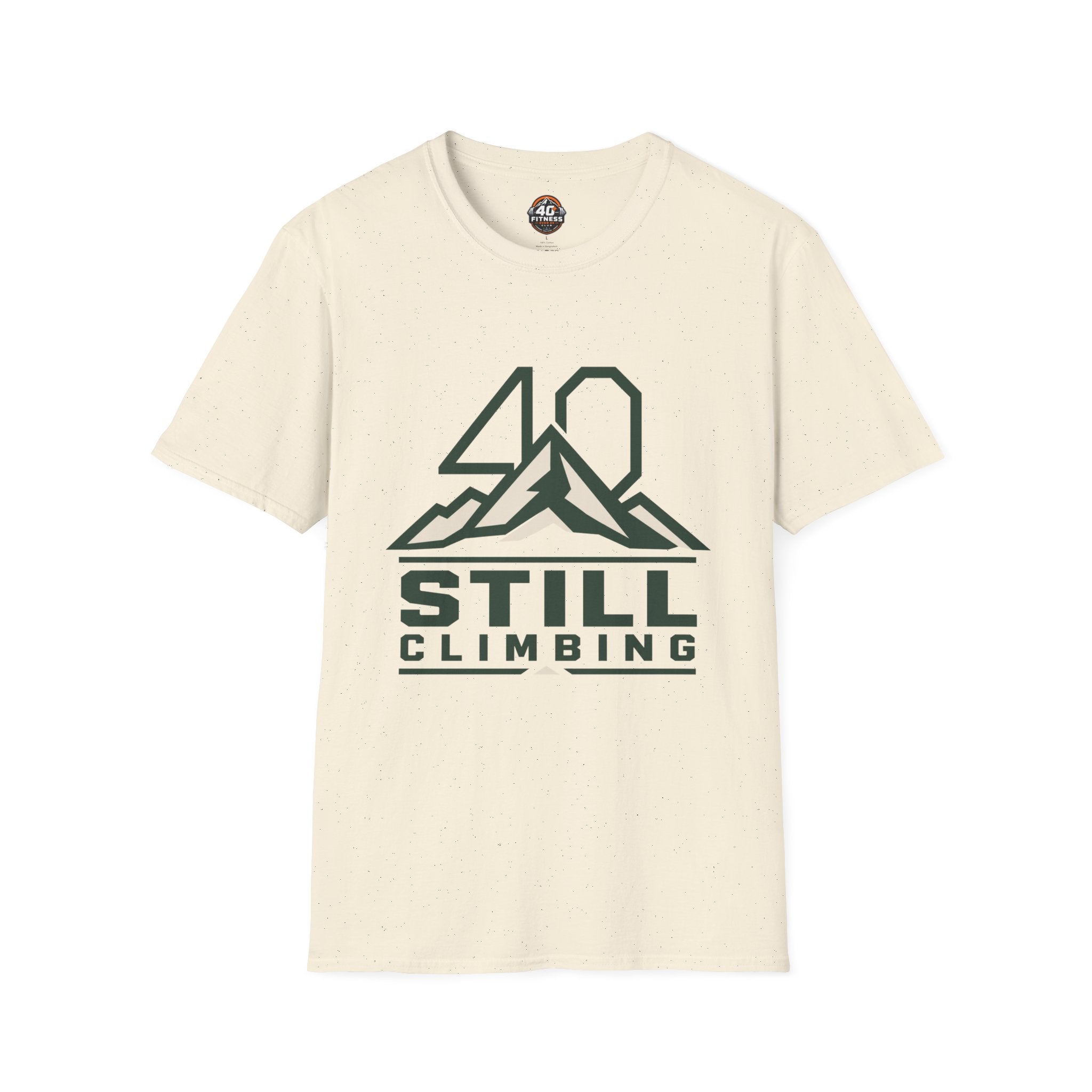 T‑Shirt — 40 Still Climbing Mountain Graphic Tee