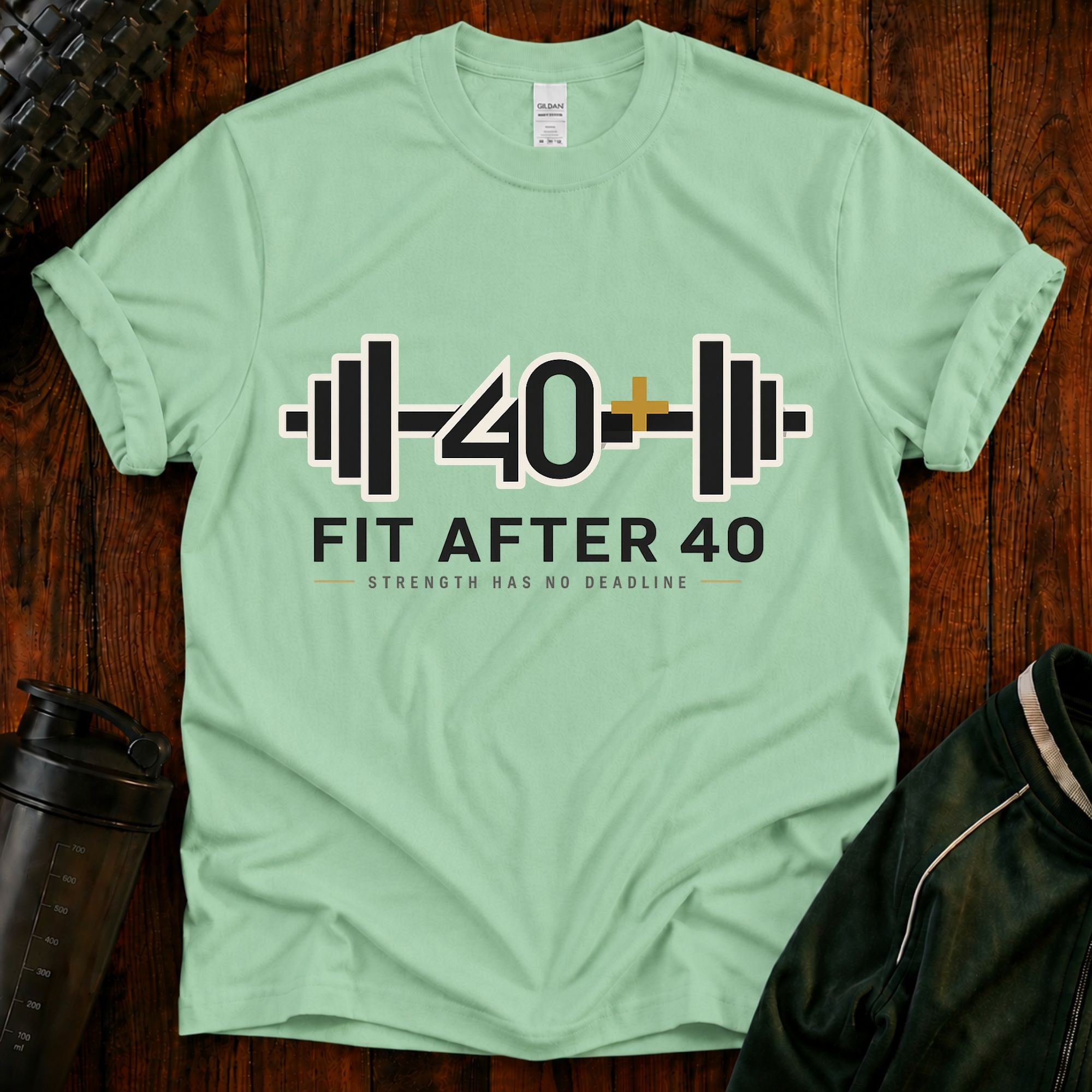 Fit After 40 Fitness T-Shirt - Strength Has No Deadline