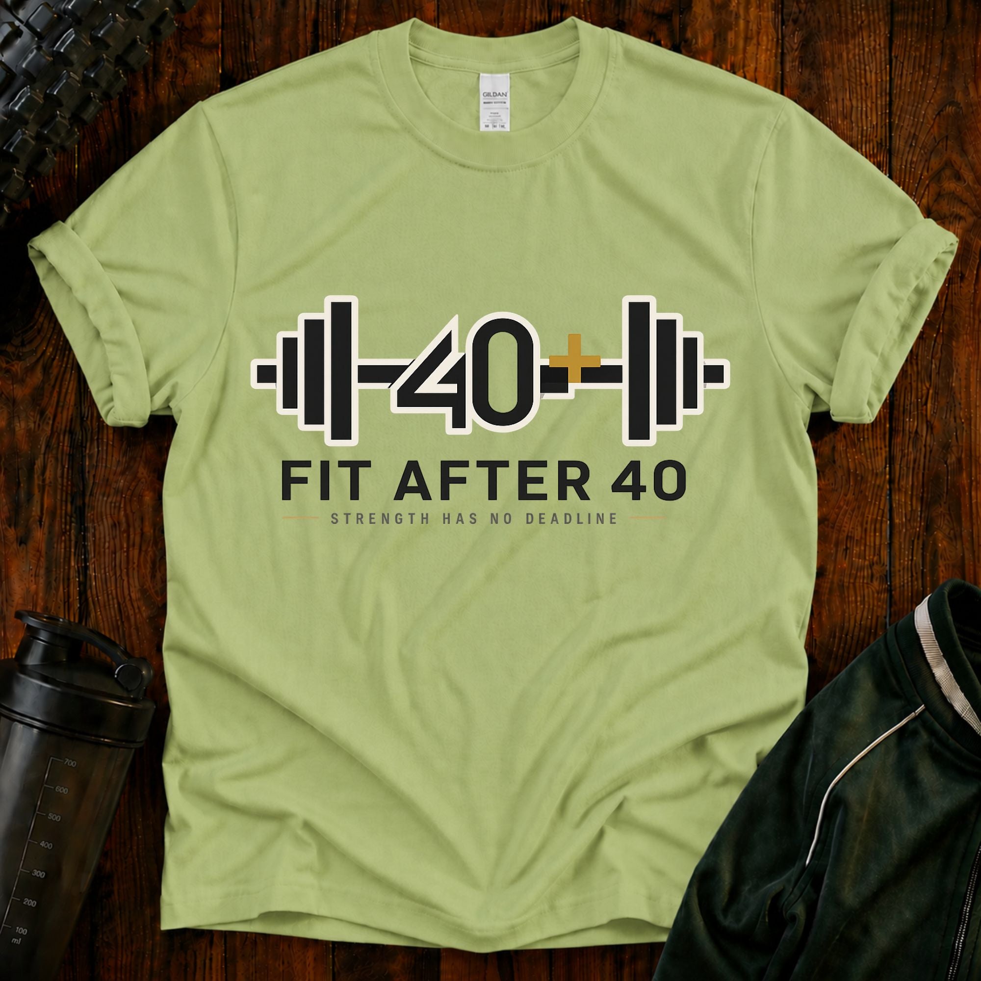 Fit After 40 Fitness T-Shirt - Strength Has No Deadline