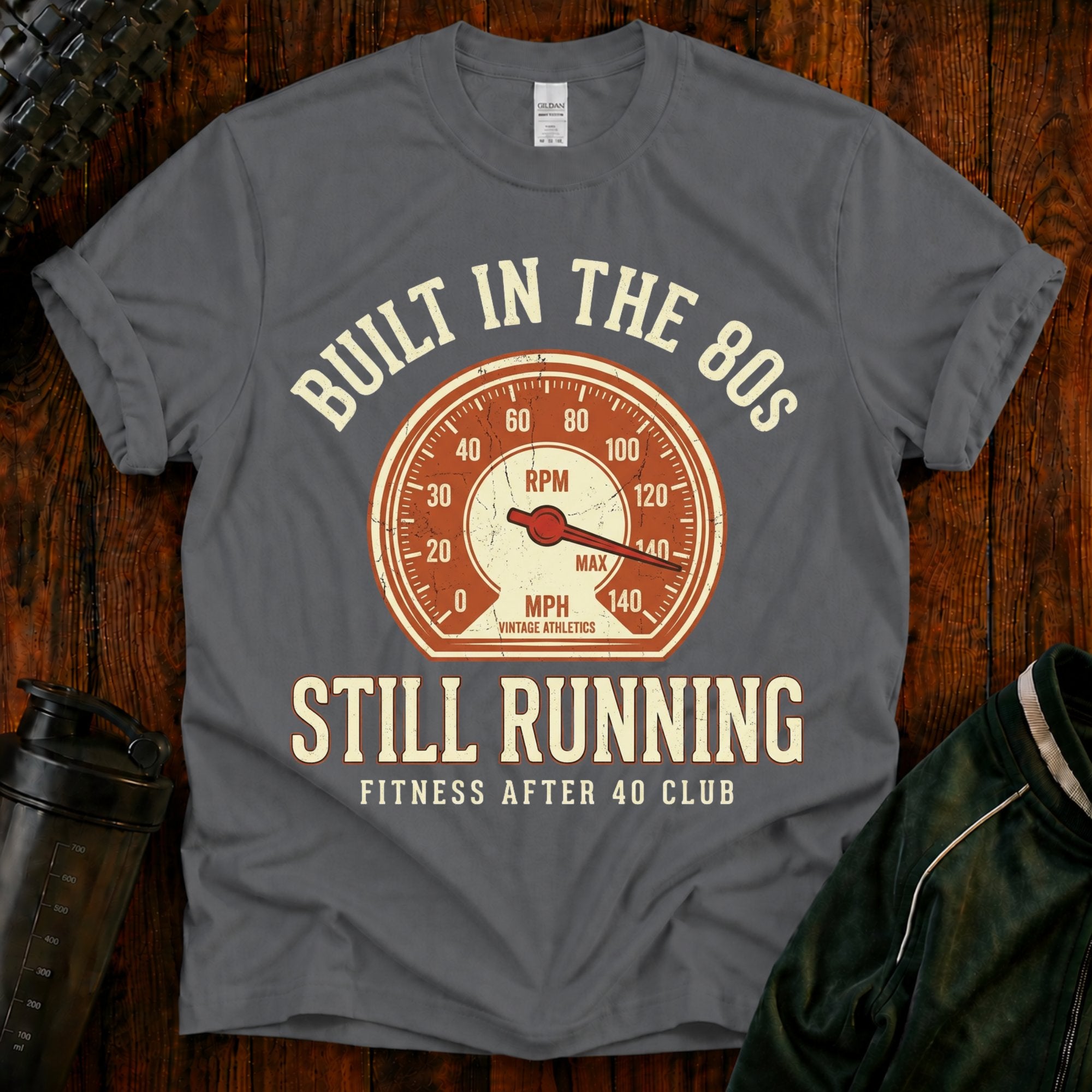 Built in the 80s Still Running T‑Shirt