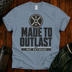 Made to Outlast Fitness T-Shirt — 45 LB Plate Strength Tee