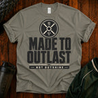 Made to Outlast Fitness T-Shirt — 45 LB Plate Strength Tee