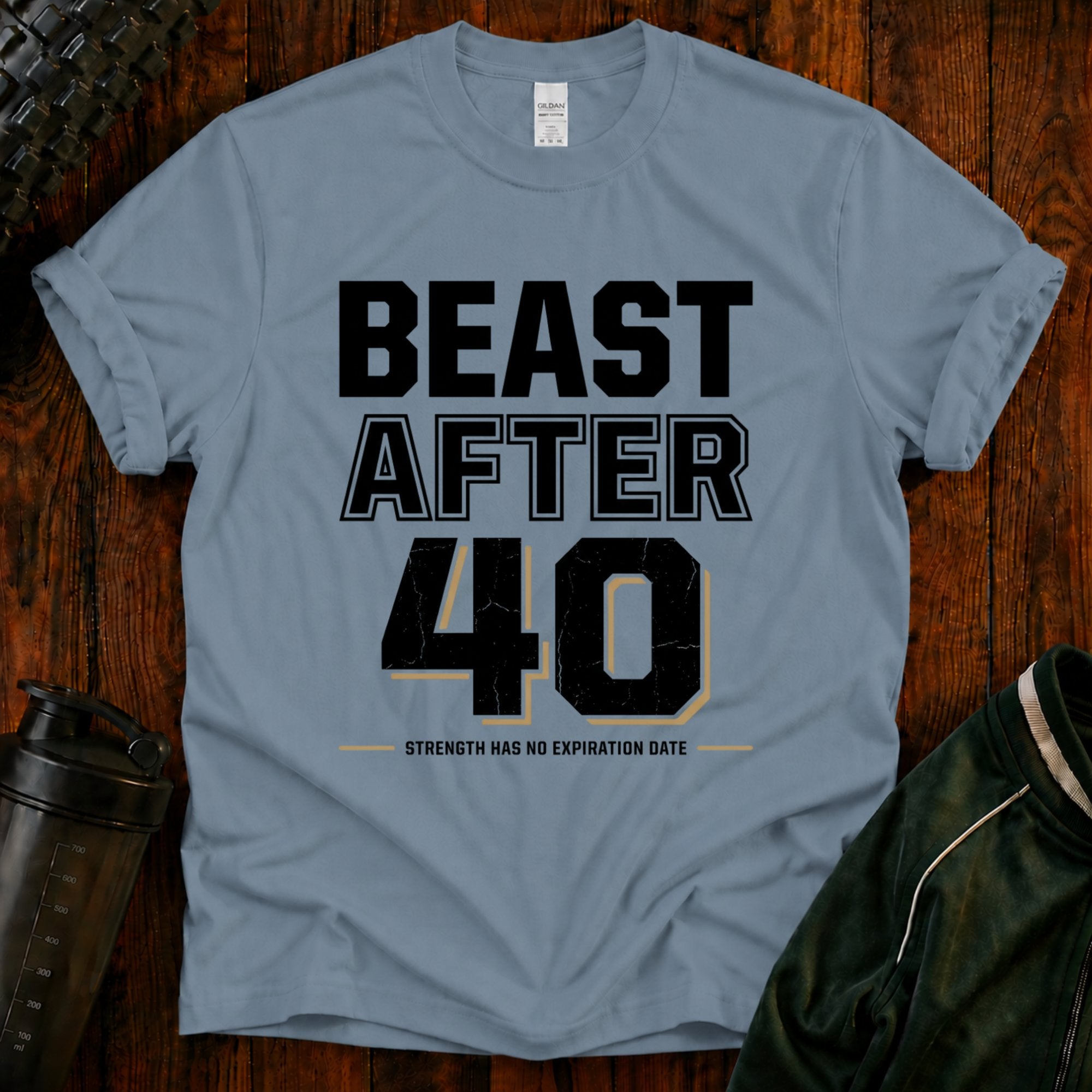 Beast After 40 T-Shirt — Funny 40th Birthday Tee for Men & Women