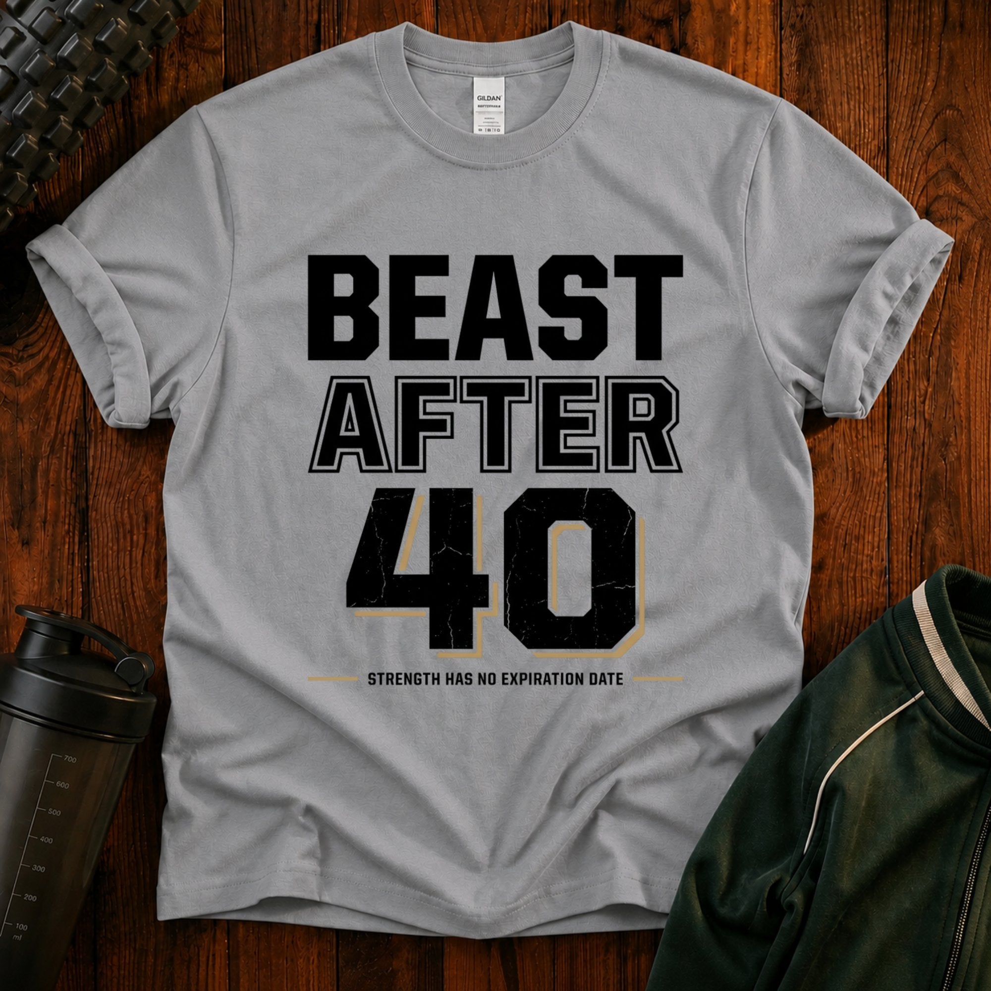 Beast After 40 T-Shirt — Funny 40th Birthday Tee for Men & Women