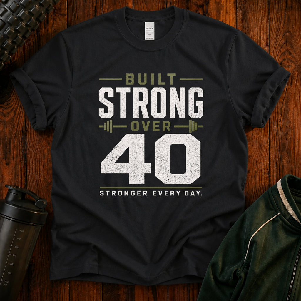 Built Strong Over 40 | MR. Signature Legacy Collection T-Shirt