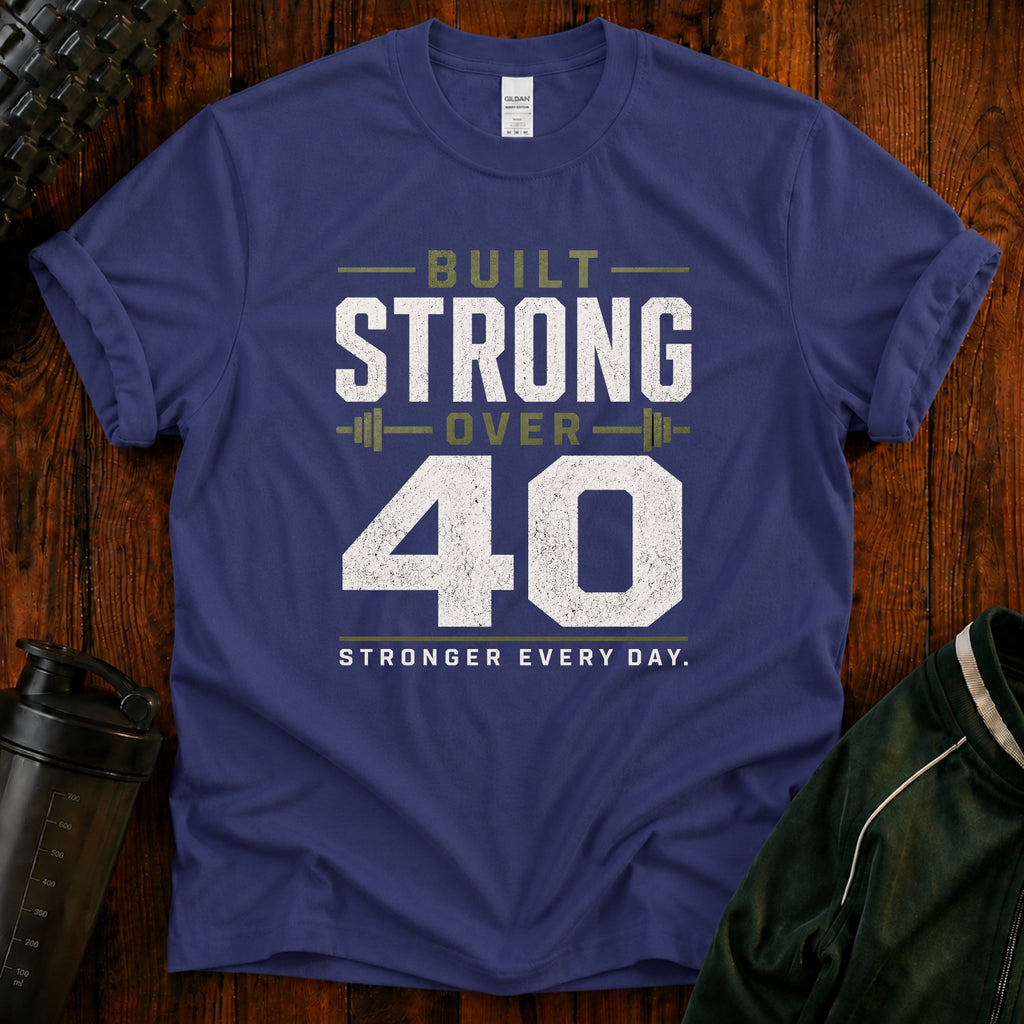 Built Strong Over 40 | MR. Signature Legacy Collection T-Shirt