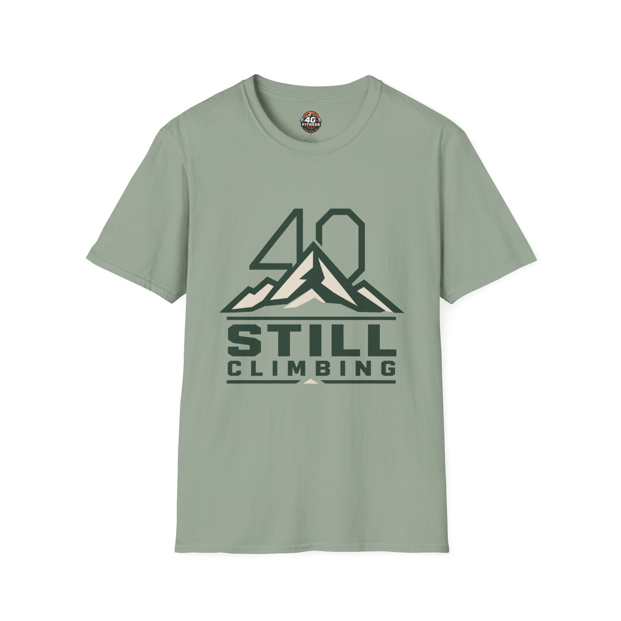 T‑Shirt — 40 Still Climbing Mountain Graphic Tee