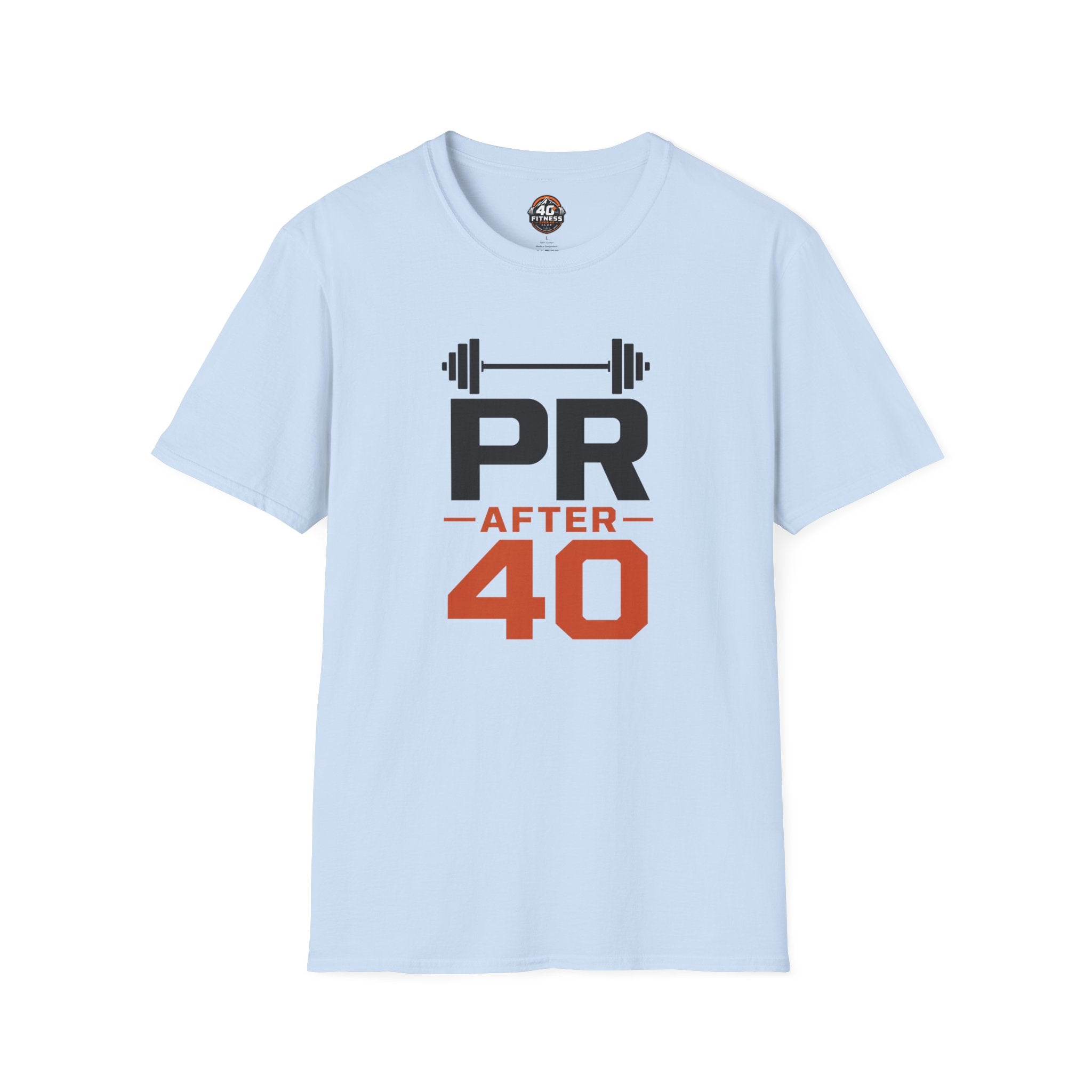 PR After 40 Fitness T-Shirt — Personal Record Tee for Over-40 Athletes