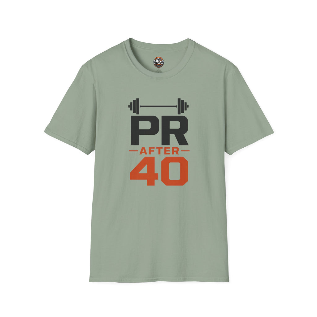 PR After 40 Fitness T-Shirt — Personal Record Tee for Over-40 Athletes