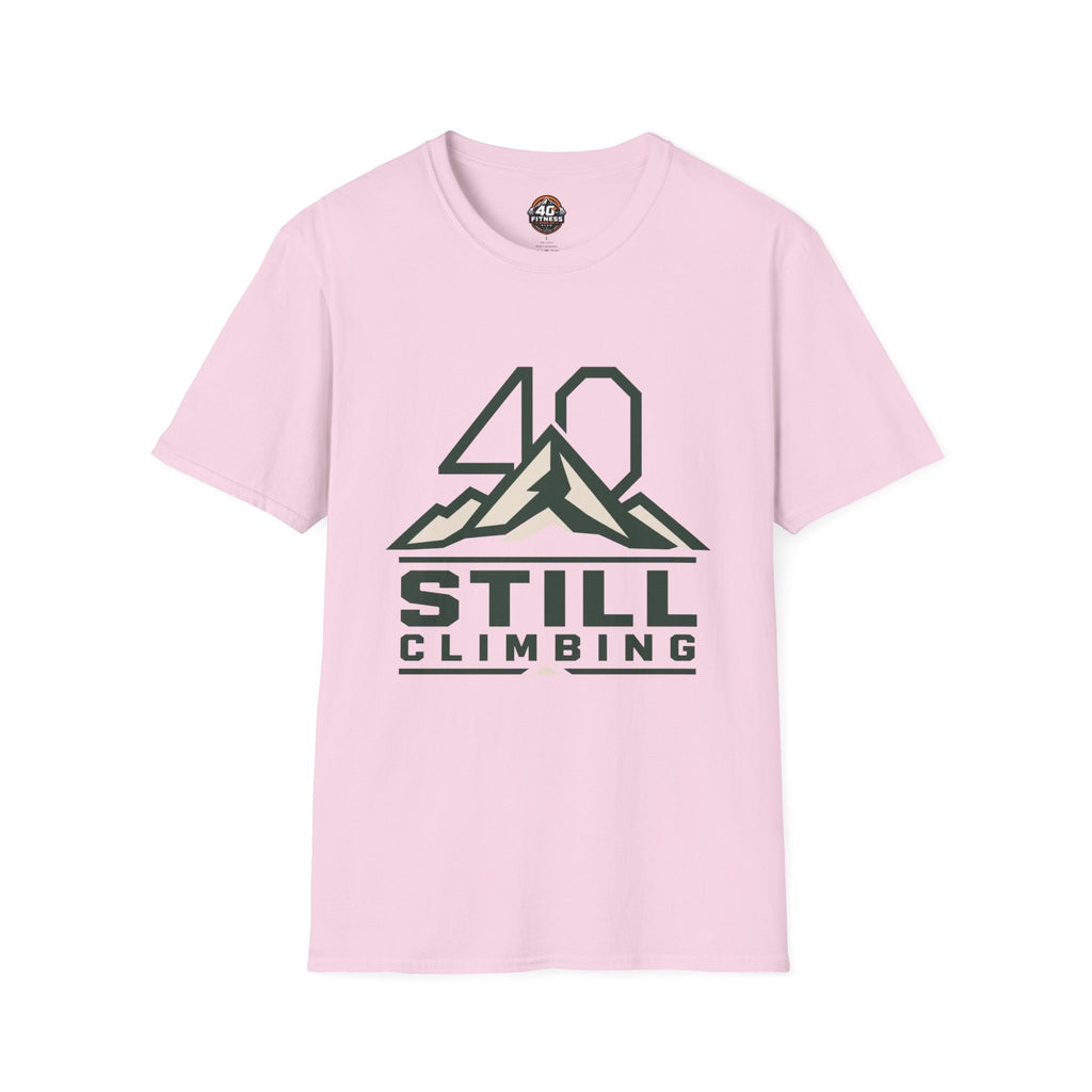 T‑Shirt — 40 Still Climbing Mountain Graphic Tee