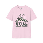 T‑Shirt — 40 Still Climbing Mountain Graphic Tee