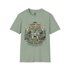 Finding Gains Between Chores T-Shirt — Dad & Home Gym Weightlifting Tee