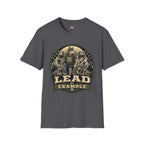 Lead by Example Wolf T-Shirt — Inspirational Strength Graphic Tee