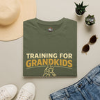 Training for Grandkids T-Shirt — Funny Grandparent Workout Tee