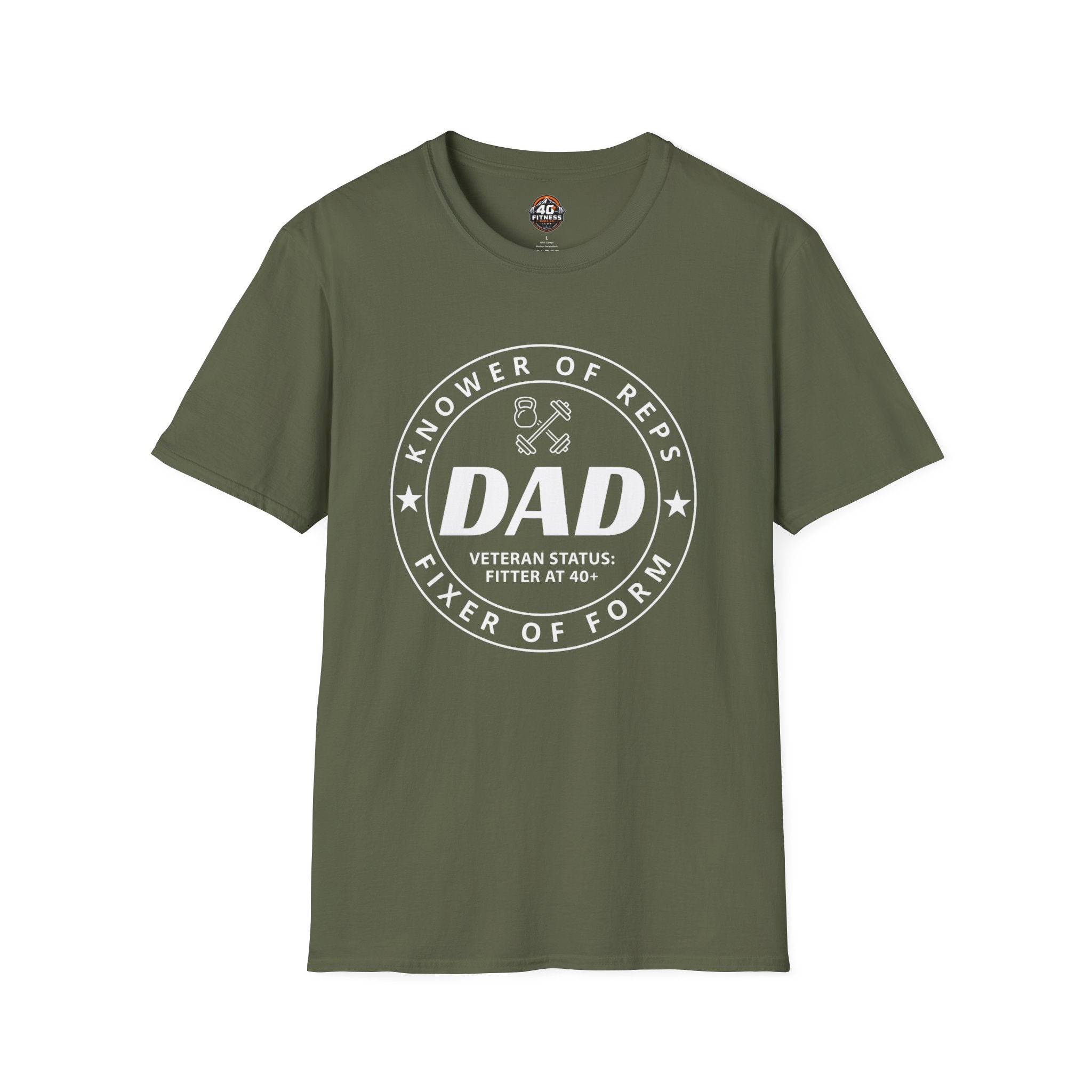 Knower of Reps Fitness Dad Tee