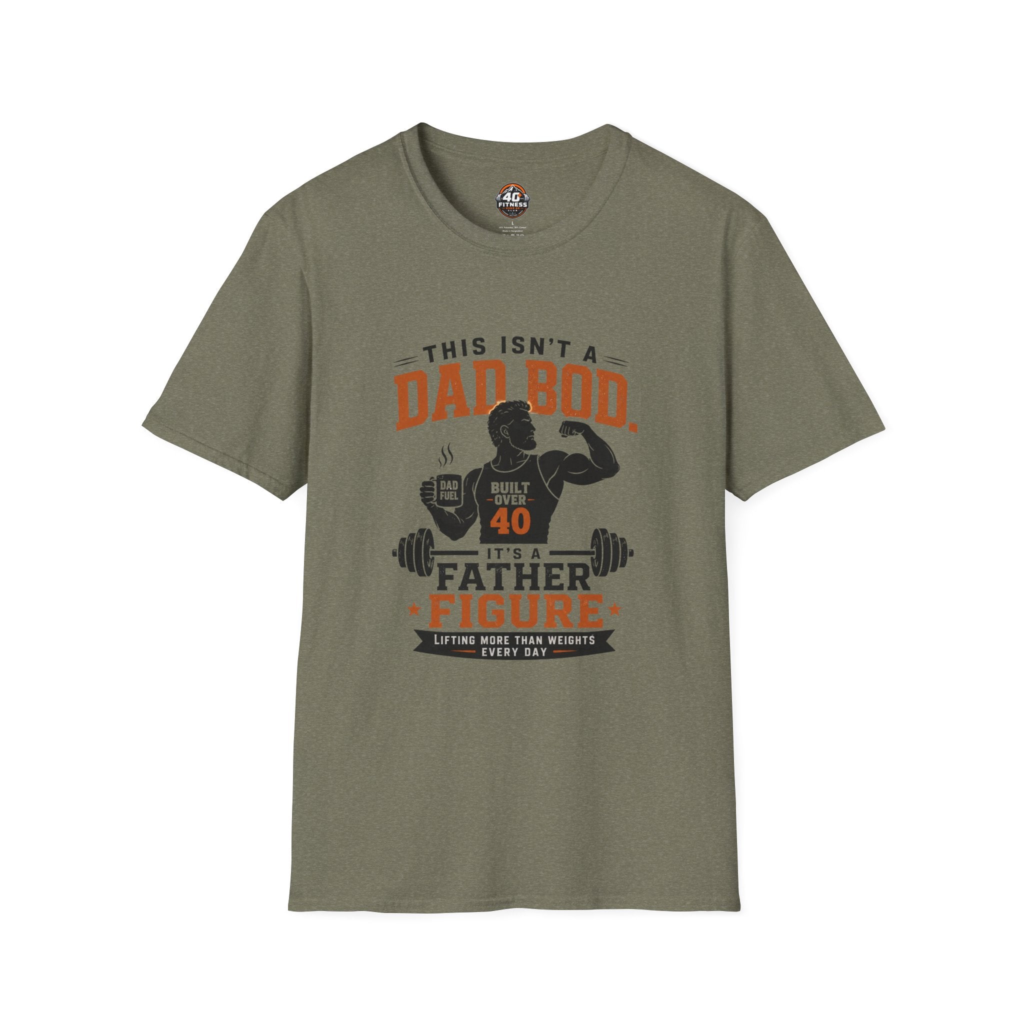 Dad Bod T-Shirt — "This Isn't a Dad Bod, It's a Father Figure" Fitness Tee
