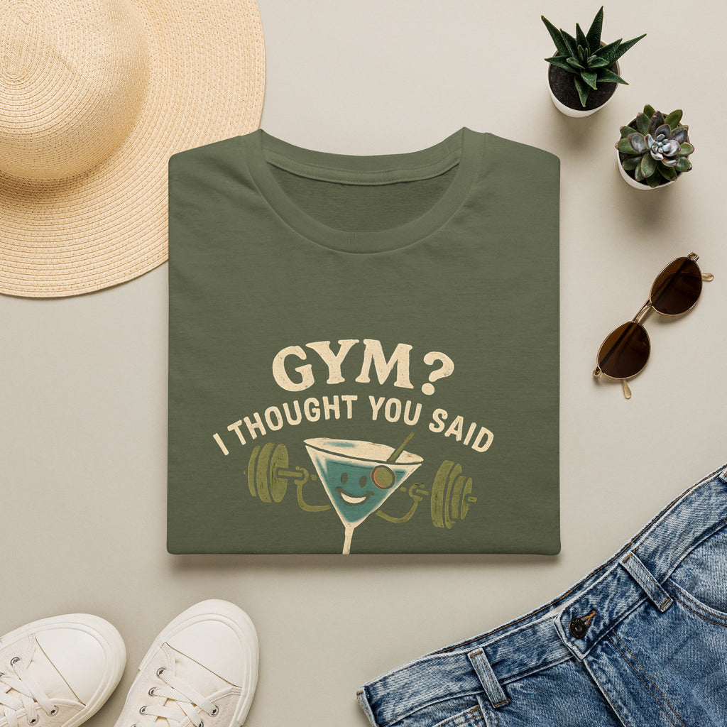 Gym or Gin Pun T-Shirt