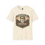 Coffee T‑Shirt — “Powered By Coffee & Determination”