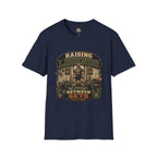 Raising Legends Dad Tee — "Raising Legends Between Sets" Vintage Gym Fatherhood T-Shirt