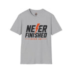 T-Shirt — Never Finished Over 40 Graphic Tee