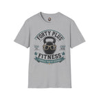 Forty Plus Fitness T-Shirt — Vintage Kettlebell 'Older? Yes. Slower? Never