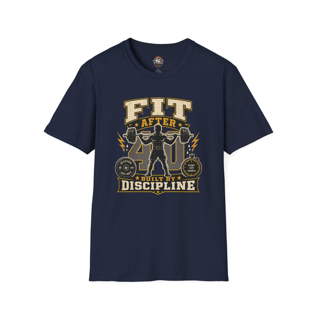 Fit After 40 T-Shirt — Built By Discipline