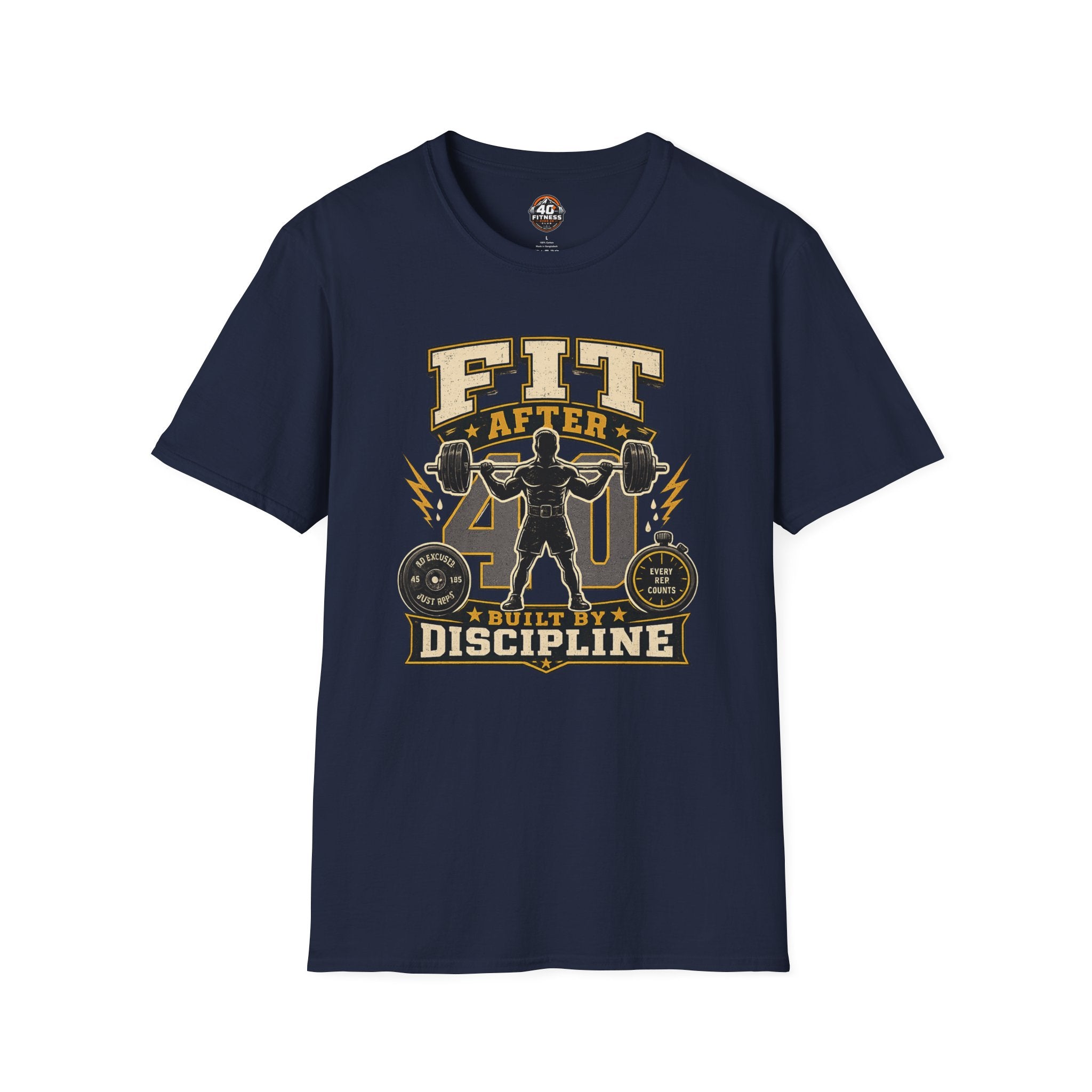 Fit After 40 T-Shirt — Built By Discipline